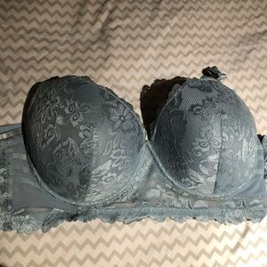 Sexy Lace bra-Sky Blue